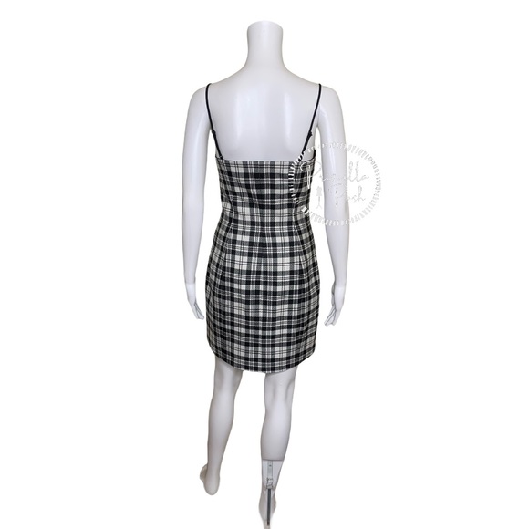 ALEXANDER WANG Tailored Mini Cami Dress Plaid - Picture 13 of 16
